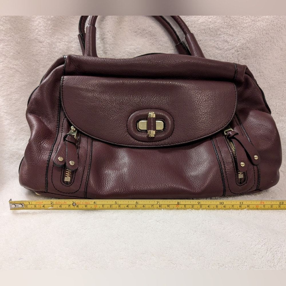 Vintage Etienne Aigner Leather Purse Satchel - Picture 13 of 15
